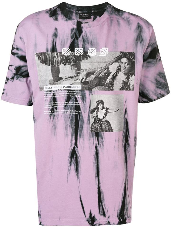 Mauna Kea Photographic Print T-shirt - Purple