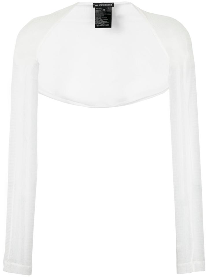 Ann Demeulemeester Knitted Top - White