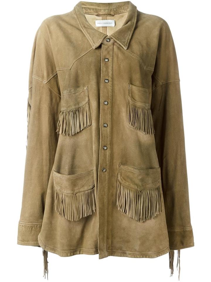 Faith Connexion Fringed Pocket Jacket