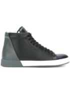 Jil Sander Lace Up Hi-top Sneakers