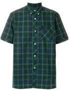 Fred Perry X Art Comes First Button Down Check Shirt - Green