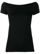 Helmut Lang Boat Neck T-shirt - Black
