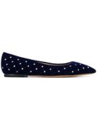 Valentino Valentino Garavani Rockstud Spike Ballerinas - Blue