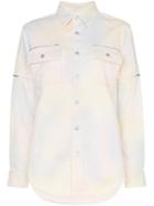Ganni Hopewell Tie-dye Denim Shirt - 981 Rainbow