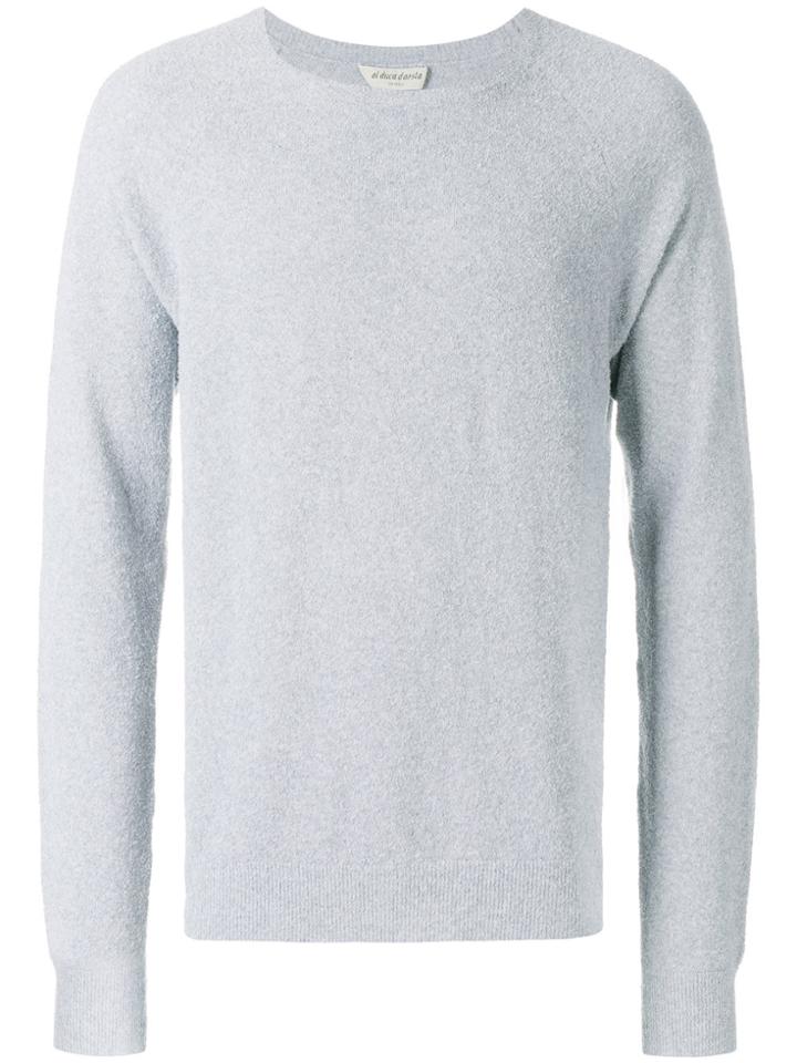 Al Duca D'aosta 1902 Brushed Casual Sweater - Grey