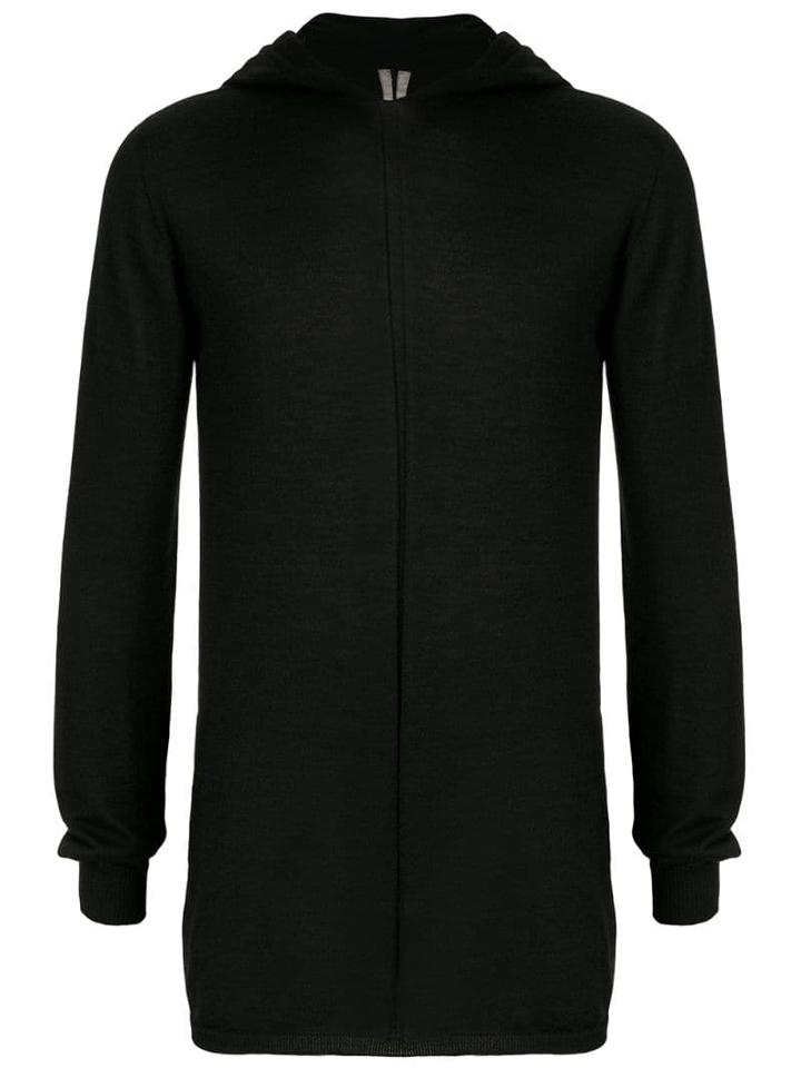 Rick Owens Long Line Knit Top - Black