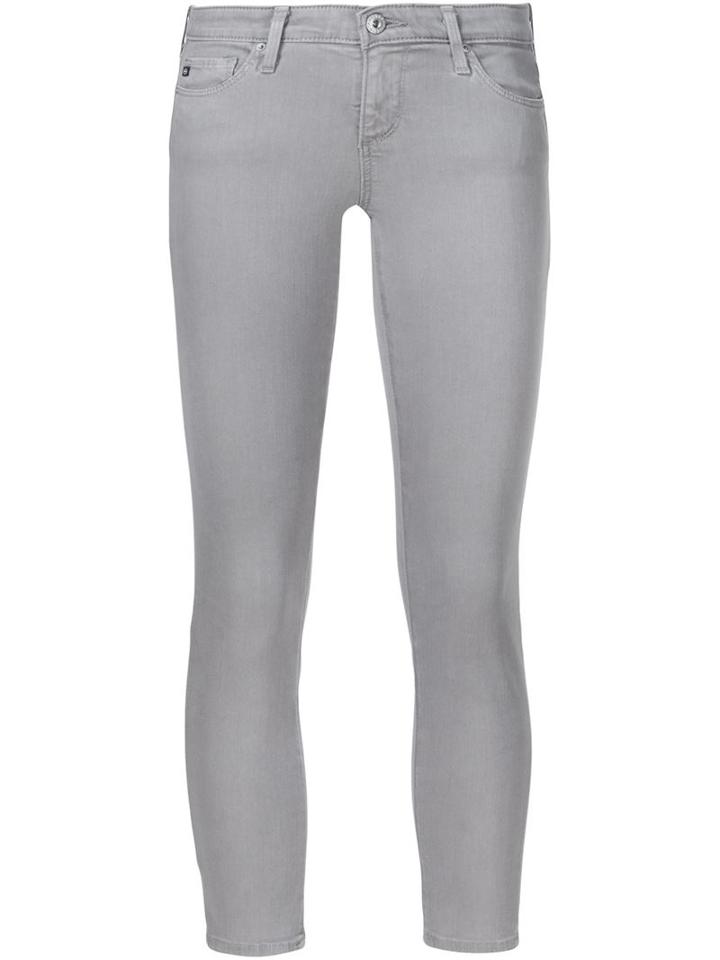 Ag Jeans Prima Cropped Jeans, Women's, Size: 27, Grey, Cotton/lyocell/polyester/polyurethane