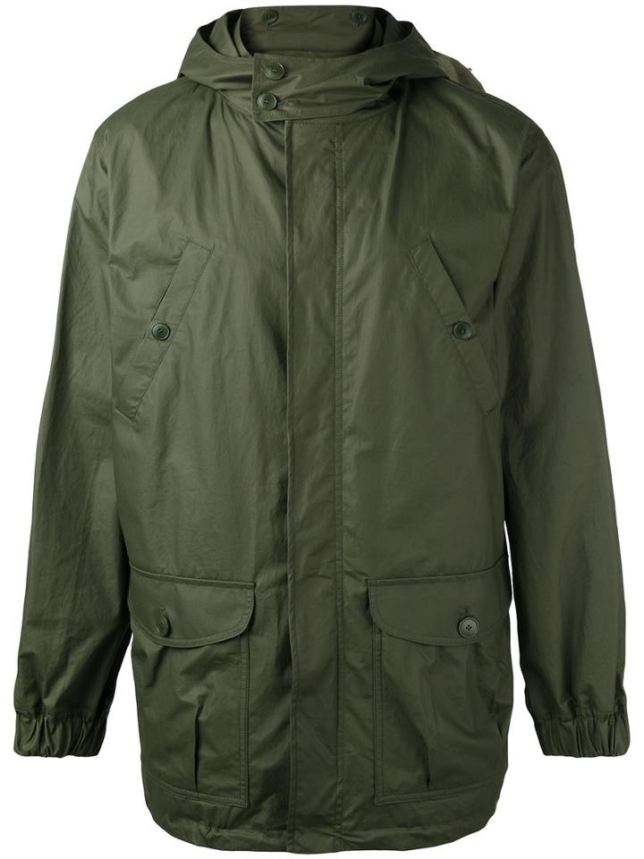 A.p.c. Lightweight Jacket, Men's, Size: Large, Green, Cotton/polyurethane/modal