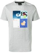 Ps Paul Smith Graphic Print T-shirt - Grey