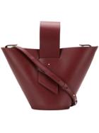Carolina Santo Domingo Bucket Shoulder Bag - Red