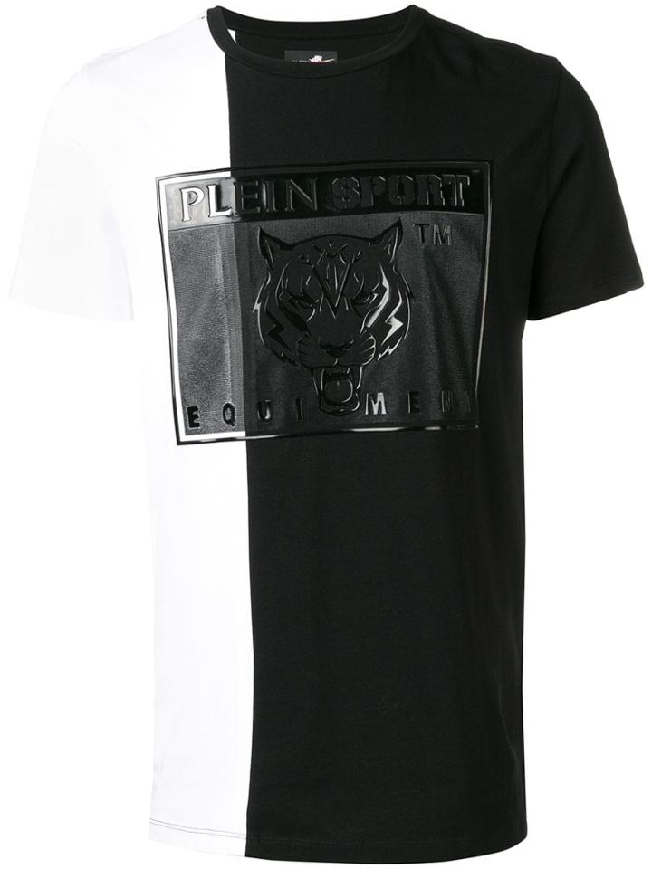 Plein Sport Tiger Contrast T-shirt - Black