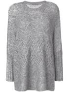 Ermanno Scervino Loose Fit Jumper - Grey