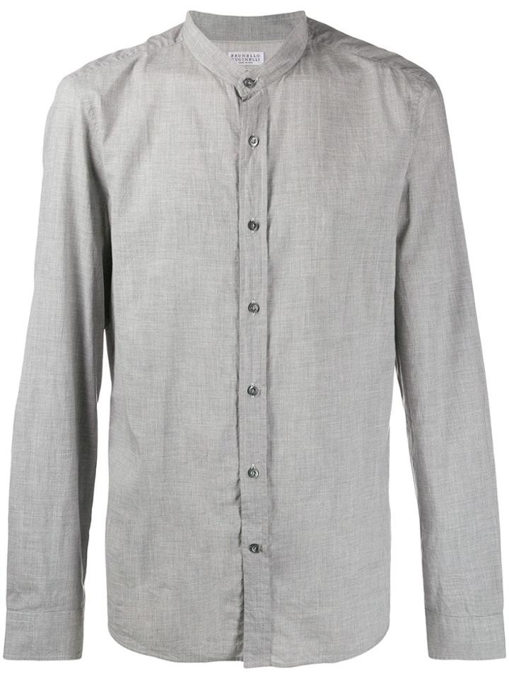 Brunello Cucinelli Round Neck Shirt - Grey