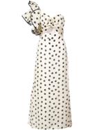Johanna Ortiz Polka Dot Gown - Nude & Neutrals