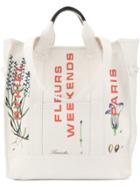 Sonia Rykiel Flower Tote Bag - White