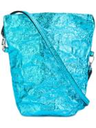 Zilla Small Shoulder Bag, Women's, Blue, Leather