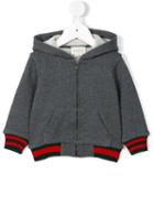 Gucci Kids - Web Hoodie - Kids - Cotton - 18-24 Mth, Grey