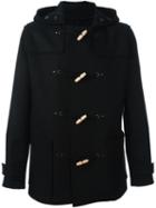 Lanvin Classic Duffle Coat, Men's, Size: 50, Black, Cotton/viscose/virgin Wool