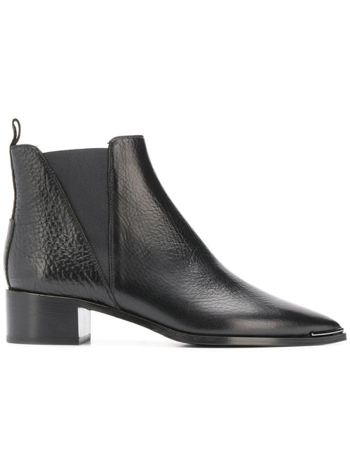 Acne Studios Jensen Grain Chelsea Boots - Black