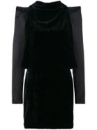 Tom Ford Dress With Power Shoulder And Cutout Details - Black