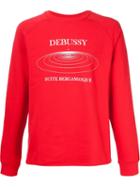 Opening Ceremony 'debussy' Raglan Sweatshirt, Men's, Size: Xl, Red, Cotton