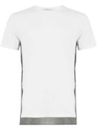 Delada Contrasting Back Panel T-shirt - White