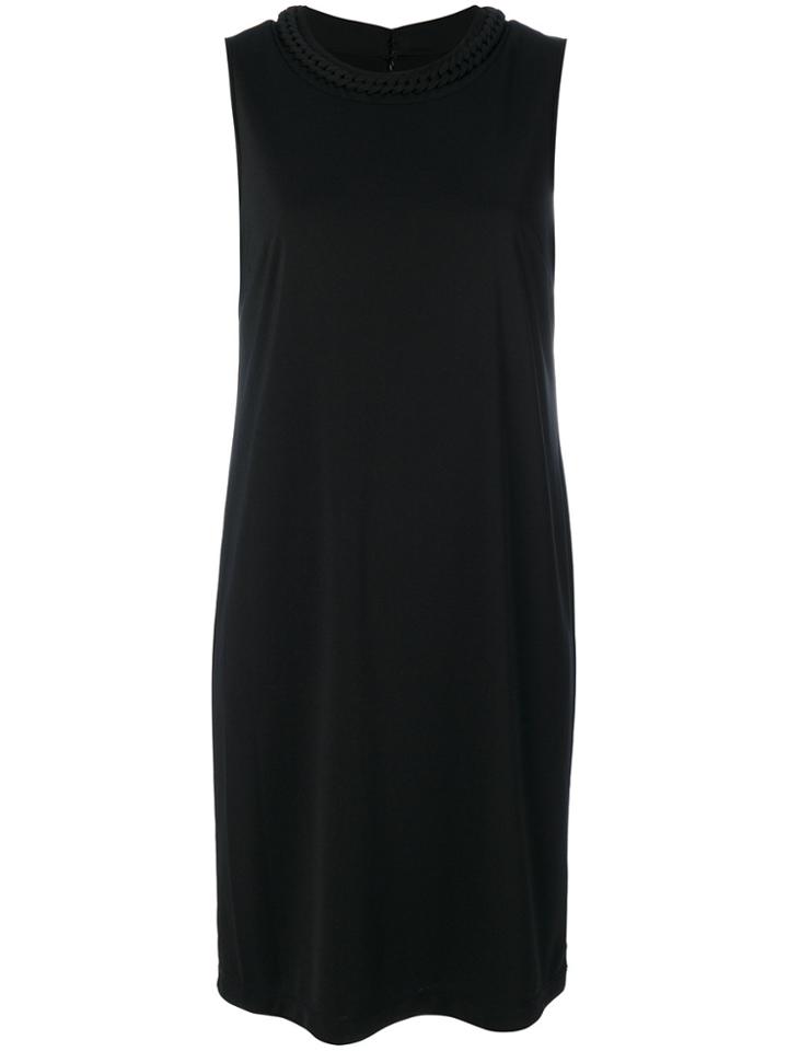 Dkny Shift Fitted Dress - Black