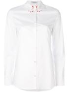 Vivetta - Freetown Hand Collar Blouse - Women - Cotton/spandex/elastane - 40, White, Cotton/spandex/elastane