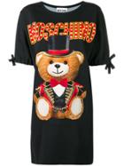 Moschino Circus Teddy Bear T-shirt Dress - Black