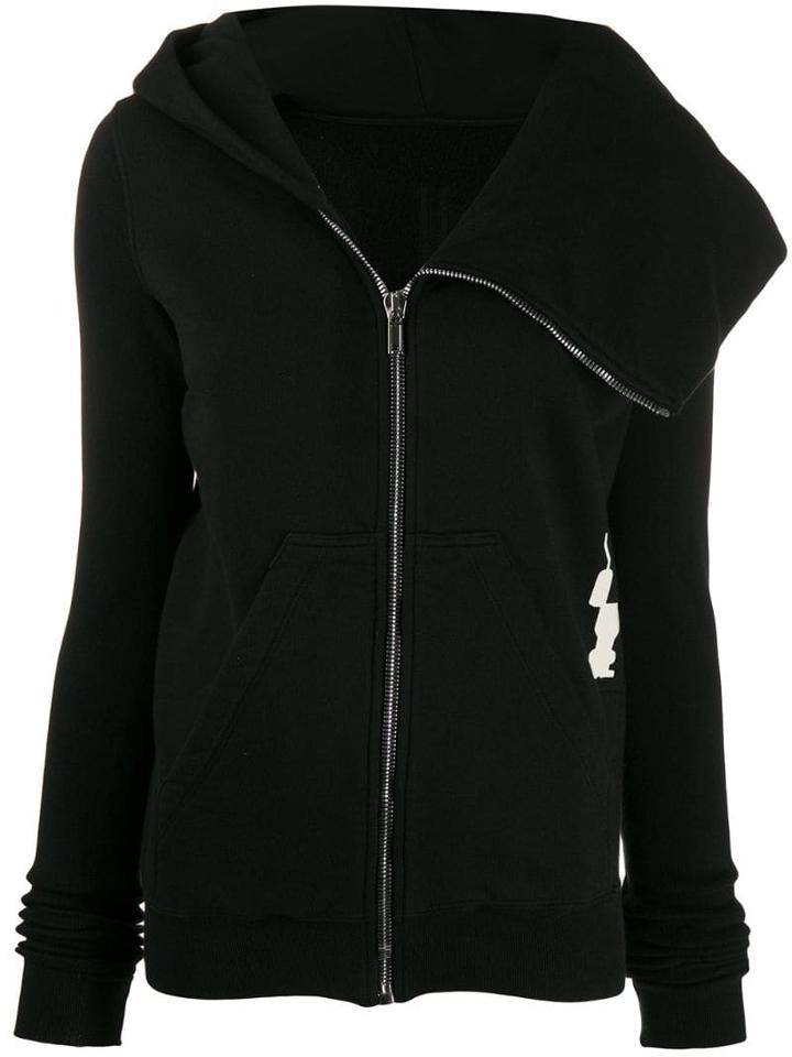 Rick Owens Drkshdw Full Zip Sweater - Black