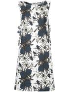 Nina Ricci Floral Print Dress - White