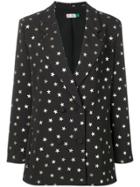 Rixo London Star Print Blazer - Black