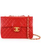 Chanel Vintage Jumbo Double Flap Bag - Red