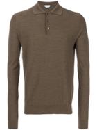 Maison Margiela Striped Fitted Roll-neck Sweater - Brown