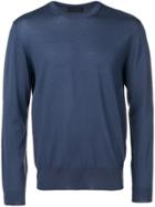 Falke Crew Neck Classic Jumper - Blue