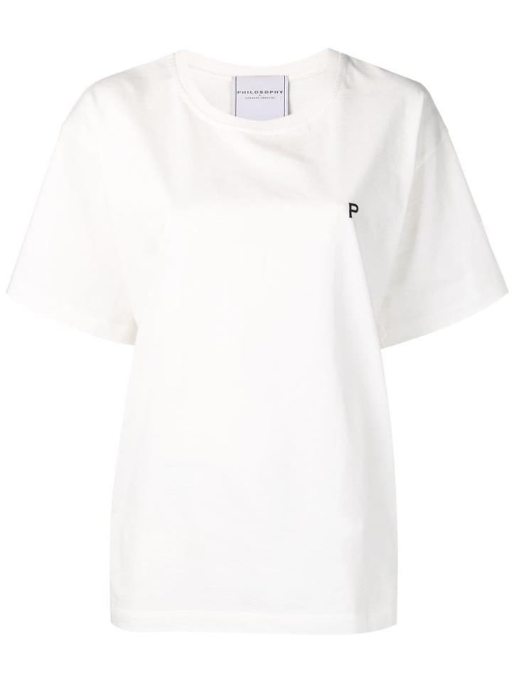 Philosophy Di Lorenzo Serafini Back Patch T-shirt - White