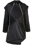 Rick Owens Deconstructed Umbrella Coat - Black