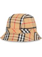 Burberry Beige Vintage Check Cotton Bucket Hat - Neutrals