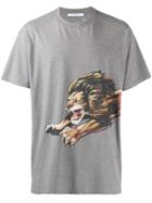 Givenchy Tiger Print T-shirt - Grey