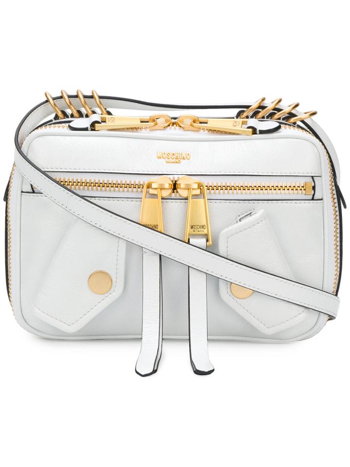 Moschino Biker Bag - White