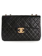 Chanel Vintage Maxi Flap Bag, Women's, Black