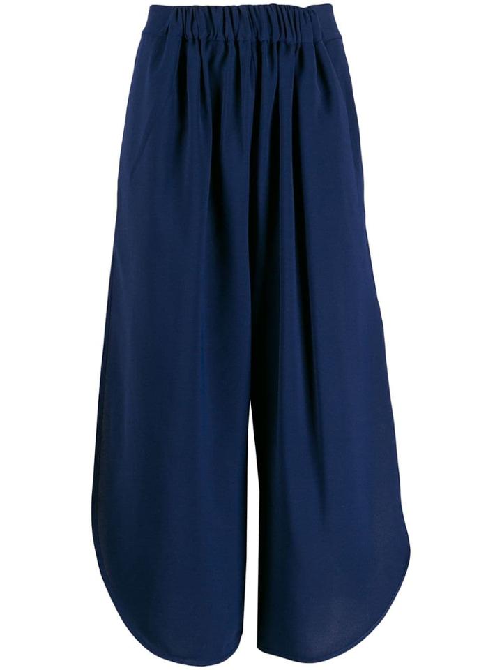Henrik Vibskov Colour Block Cropped Trousers - Blue