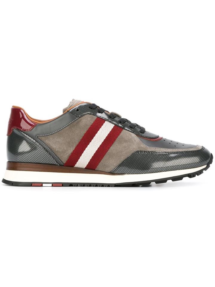 Bally 'aston' Striped Sneakers