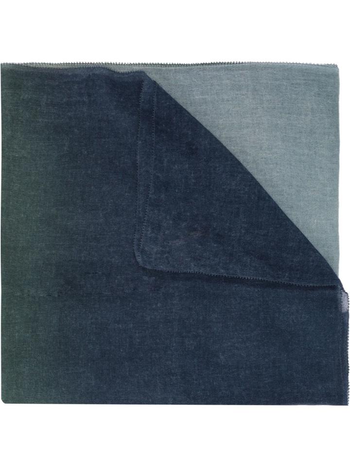 Faliero Sarti Ombré Print Scarf - Blue