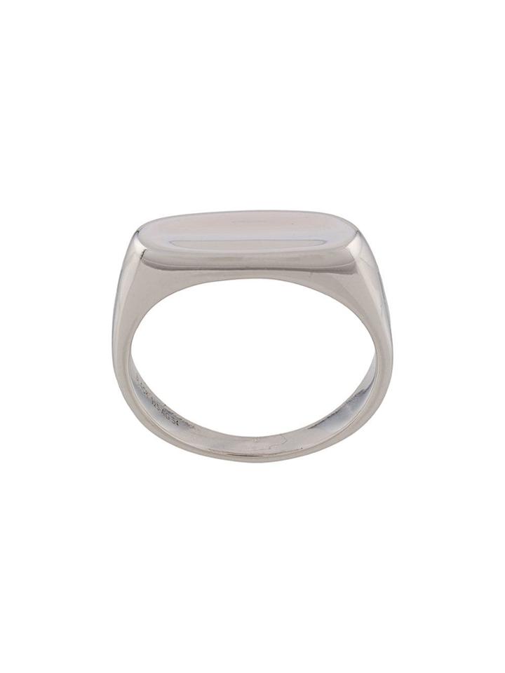 Maria Black Papaya Ring - Silver
