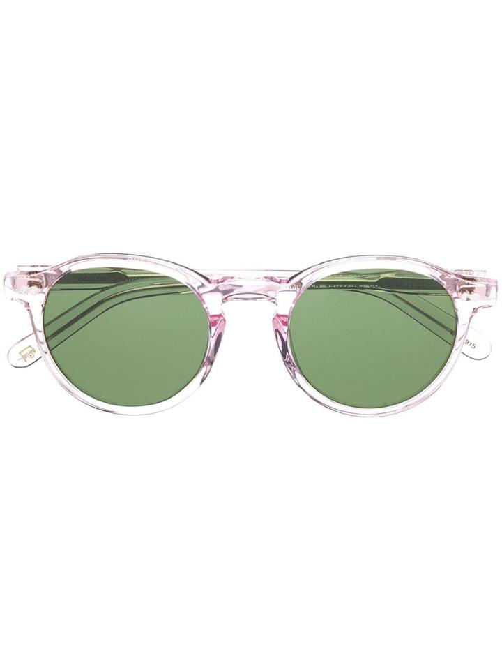 Moscot Clear Frame Sunglasses - Pink