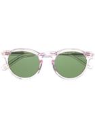 Moscot Clear Frame Sunglasses - Pink