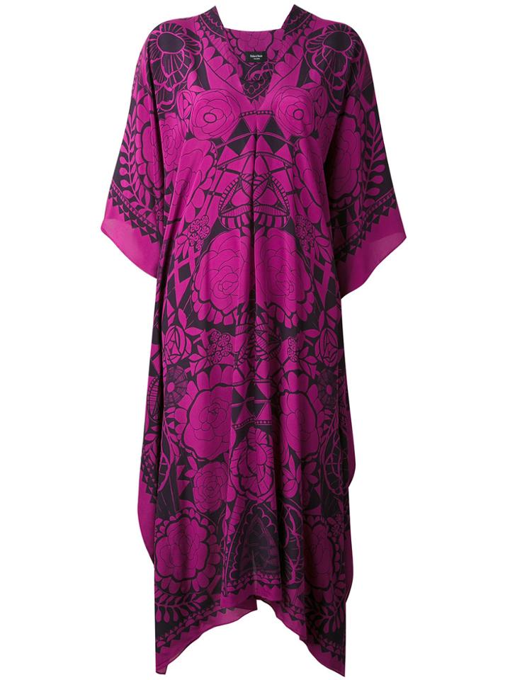 Holland Street Camellia Kaftan - Pink & Purple