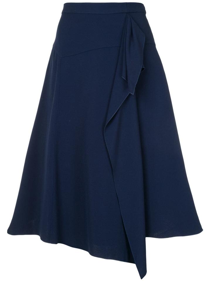Delpozo Flared A-line Skirt - Blue
