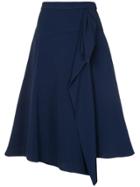 Delpozo Flared A-line Skirt - Blue